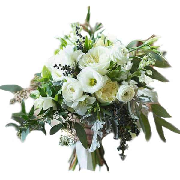 English Garden White Bouquet
