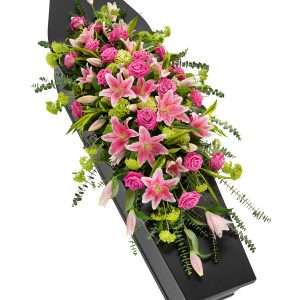 Rose & Lily Casket Spray