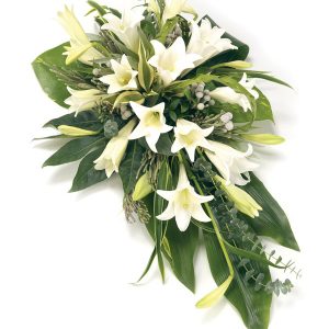 White Lily Single Spray